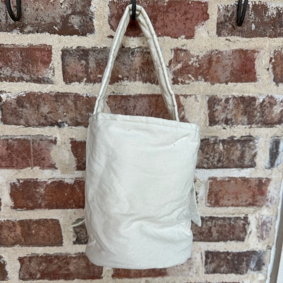 NWOT Pottery Barn Kids Canvas Bunny Easter Treat Bucket - Picture 2 of 3